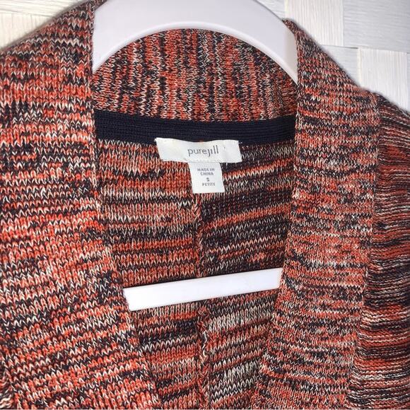 Pure Jill J Jill Drapey Kimono Wide Sleeve Sweater Womens Size Small Petite - Picture 4 of 11